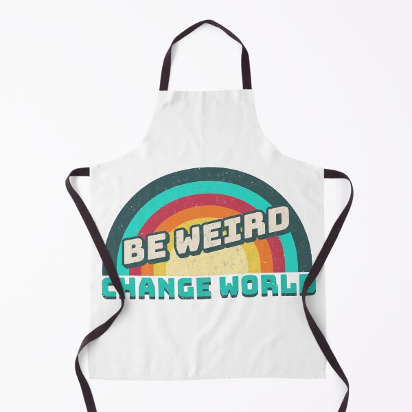 Item preview, Be Weird Change World Retro 60s & 70s Groovy designed and sold by CyberWindow.
