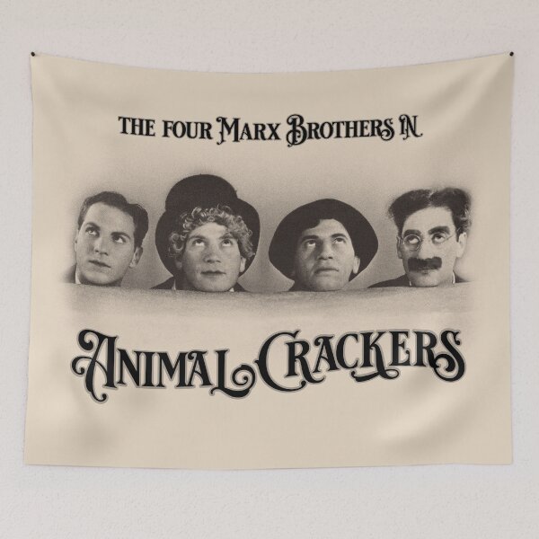 Item preview, The 4 Marx Brothers in Animal Crackers designed and sold by SpruceTavern.