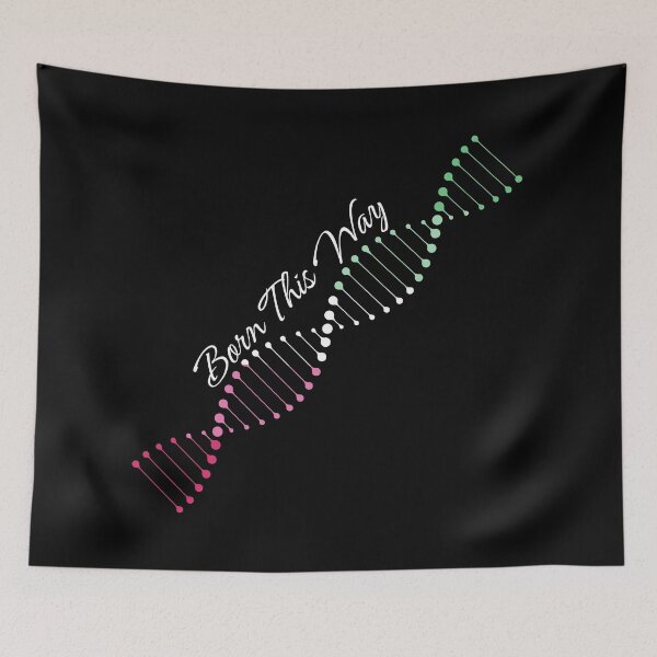 Item preview, Abrosexual Pride Flag DNA, Abrosexual Born This Way Pride Design designed and sold by Travelslightly.