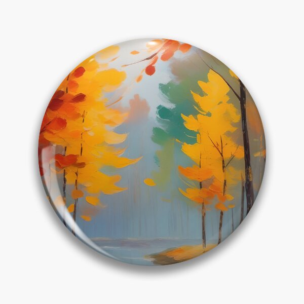 Item preview, Autumn, impressionist paint, part of the Seasons collection designed and sold by lonelymoony.