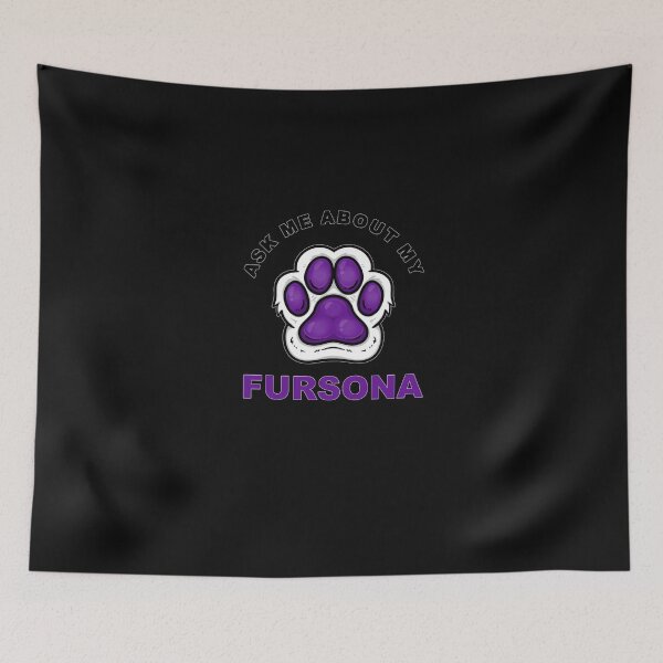 Item preview, Ask Me About My Fursona   designed and sold by KatrinaHegma.