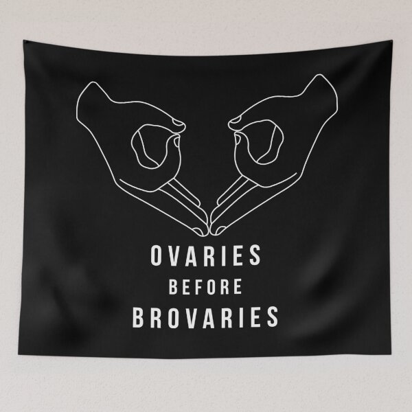Item preview, Ovaries Before Brovaries designed and sold by midwifesmarket.
