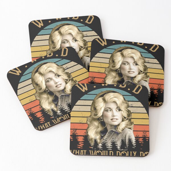 Item preview, What Would Dolly Do Country Music Retro Style designed and sold by MarieOllivier.