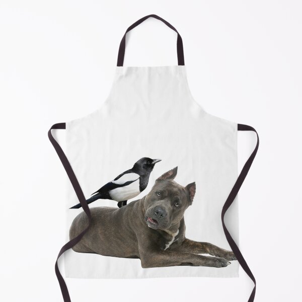 Item preview, Molly the magpie and amstaff friendship  designed and sold by CyberArtistOne.