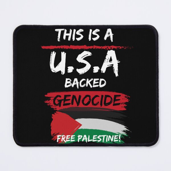 Item preview, Stand for Justice: Free Palestine from Oppression #Gaza Meme - This is a U.S.A. Backed Genocide - Free Palestine designed and sold by Earth Nature Creations.
