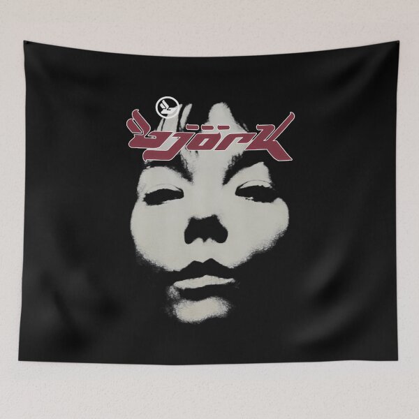 Item preview, Bjork Homogenic Vintage Face Logo (White) designed and sold by GreteMiller.