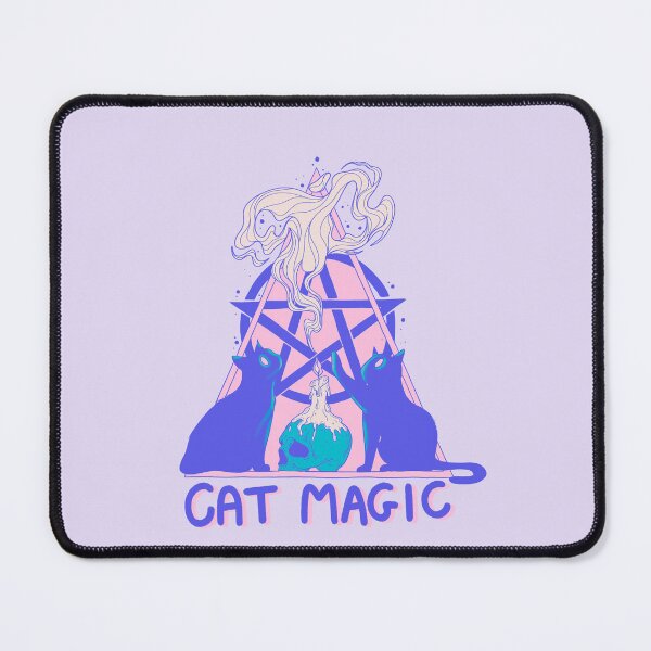 Item preview, Cute Cats with Pentagram - Cat Magic Fantasy Art designed and sold by Jess.a.creates.