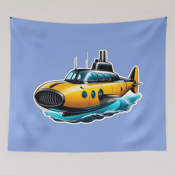 Item preview, Cool Luxurious Yellow Submarine designed and sold by TheArtOfPat.