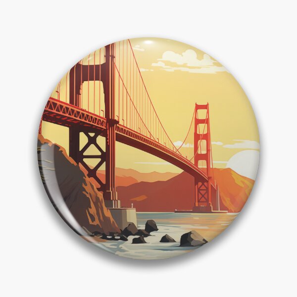 Item preview, Couples' Journeys, Golden Gate Bridge #3 designed and sold by Anuchartl.