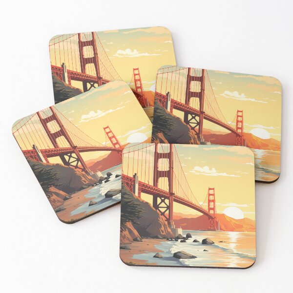 Item preview, Couples' Journeys, Golden Gate Bridge #3 designed and sold by Anuchartl.