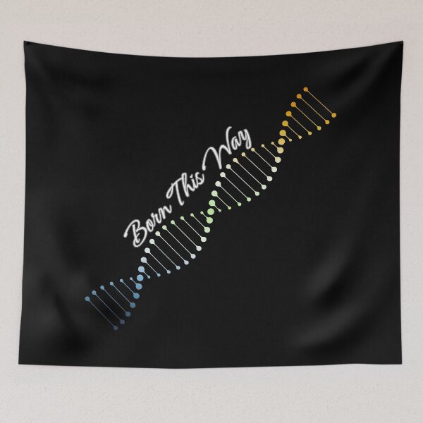 Item preview, AroAce Agender Pride Flag DNA, AroAce Agender Born This Way Pride Design designed and sold by Travelslightly.