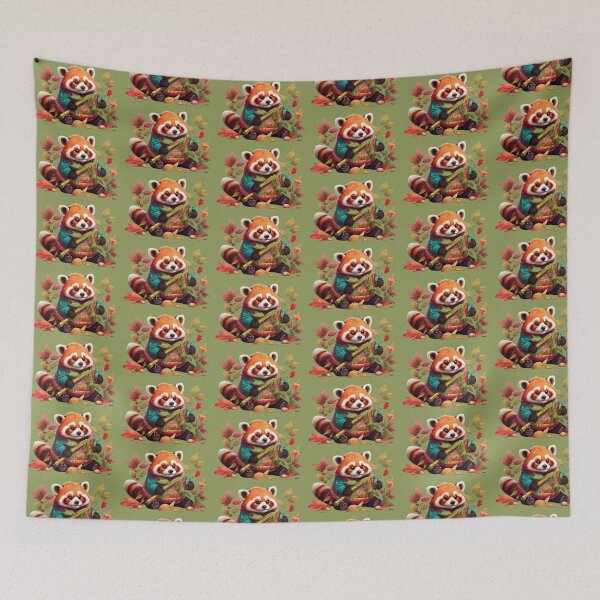 Item preview, "Red Panda Bliss" designed and sold by enggospod.