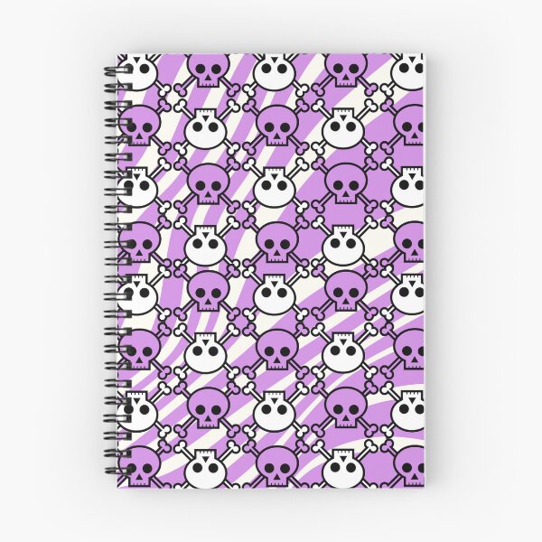 Item preview, Patrón de calavera púrpura designed and sold by DistractedDraws.