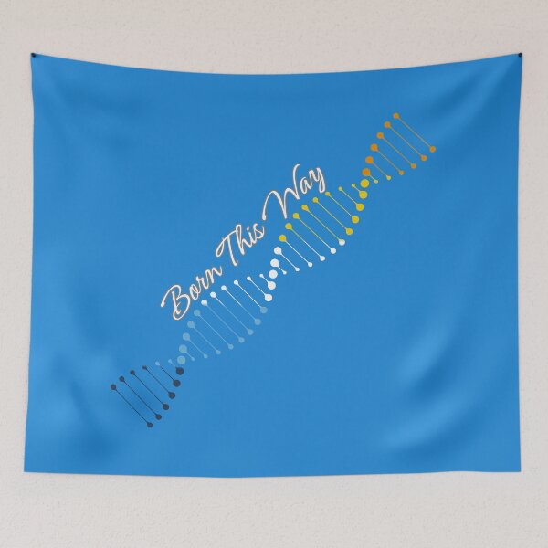 Item preview, AroAce Pride Flag DNA, AroAce Born This Way Pride Design designed and sold by Travelslightly.