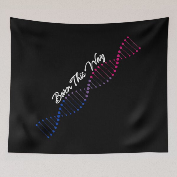 Item preview, Bisexual Pride Flag DNA, Bi Born This Way Pride Design designed and sold by Travelslightly.