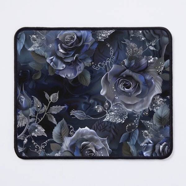 Item preview, intricate floral design with filigree and indigo designed and sold by dcrc.