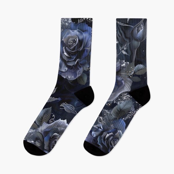 Artikelvorschau, aufwendiges florales Design mit Filigran und Indigo entworfen und verkauft von dcrc.