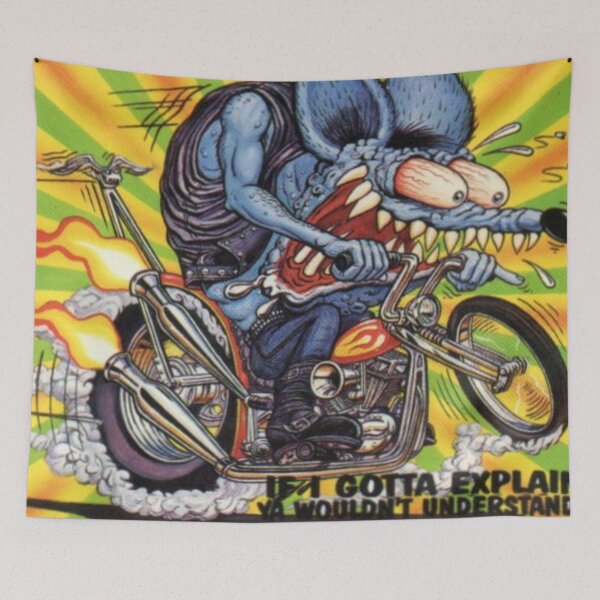 Item preview, Rat Fink 152 Oversized print designed and sold by Mr-Copyright.