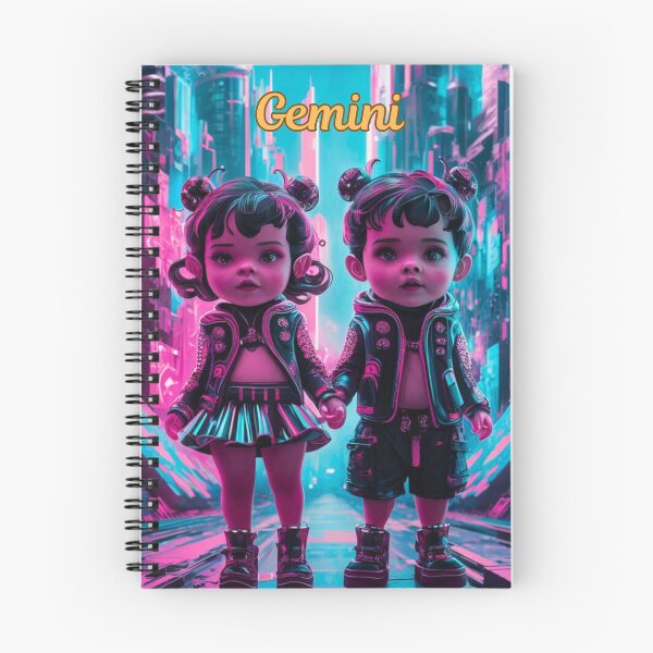 Item preview, Gemini Zodiac, whimsical gemini designed and sold by ZodiacWonders.