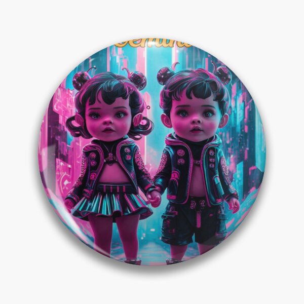 Item preview, Gemini Zodiac, whimsical gemini designed and sold by ZodiacWonders.