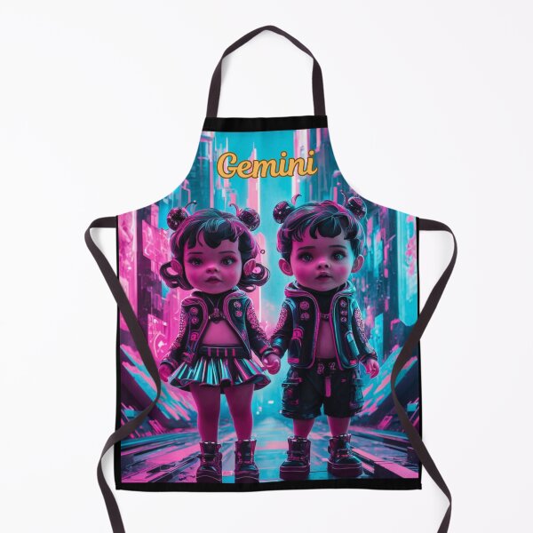 Item preview, Gemini Zodiac, whimsical gemini designed and sold by ZodiacWonders.