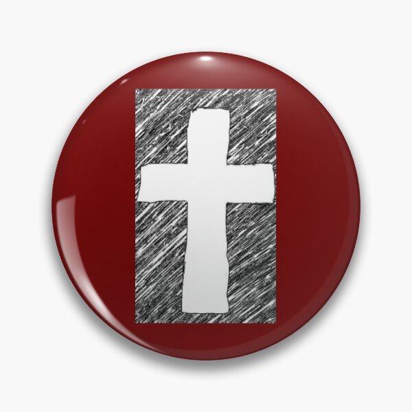 Item preview, Unit 713 White-Out Sketch Cross designed and sold by Unit713-Shop.