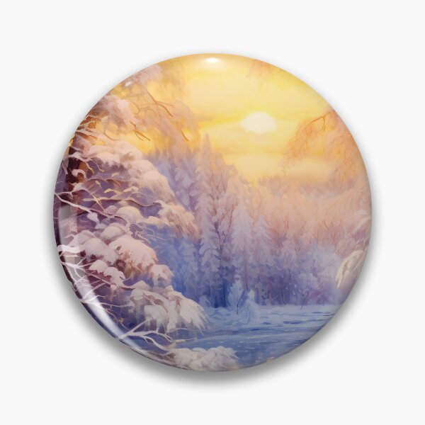 Item preview, Winter wonderland golden hour light designed and sold by Art by Lilia.