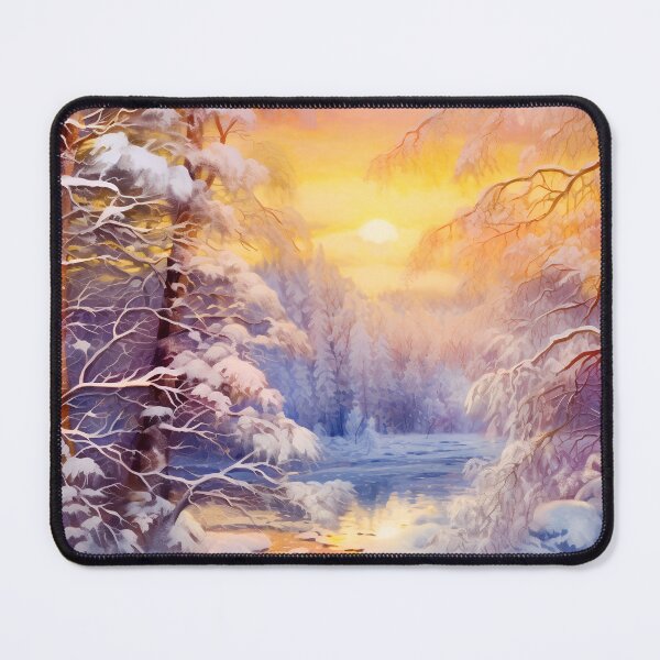 Item preview, Winter wonderland golden hour light designed and sold by Art by Lilia.