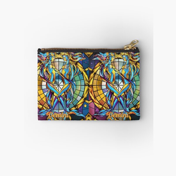 Item preview, Gemini Zodiac, stained glass designed and sold by ZodiacWonders.