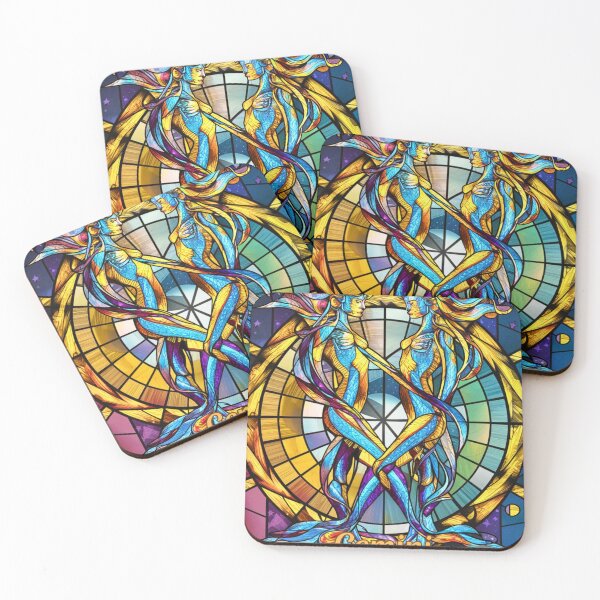 Item preview, Gemini Zodiac, stained glass designed and sold by ZodiacWonders.