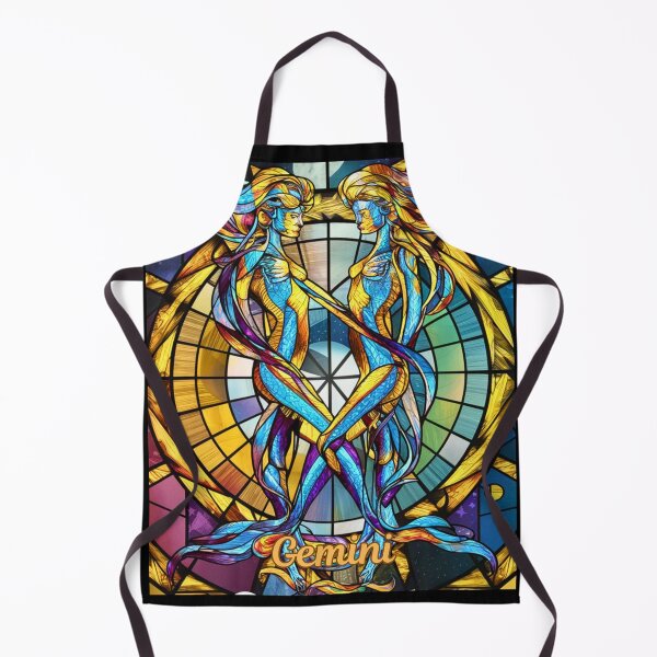 Item preview, Gemini Zodiac, stained glass designed and sold by ZodiacWonders.