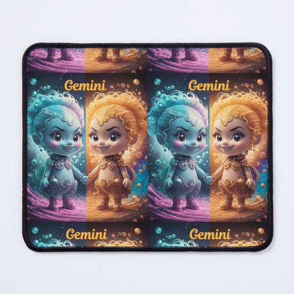Item preview, Gemini Zodiac, whimsical gemini designed and sold by ZodiacWonders.