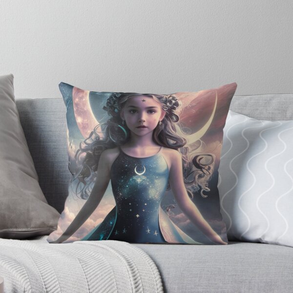 Item preview, Gemini Zodiac, whimsical gemini, gemini girl, cosmic girl designed and sold by ZodiacWonders.