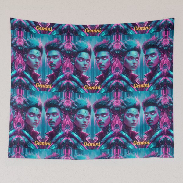 Item preview, Gemini Zodiac, whimsical gemini designed and sold by ZodiacWonders.
