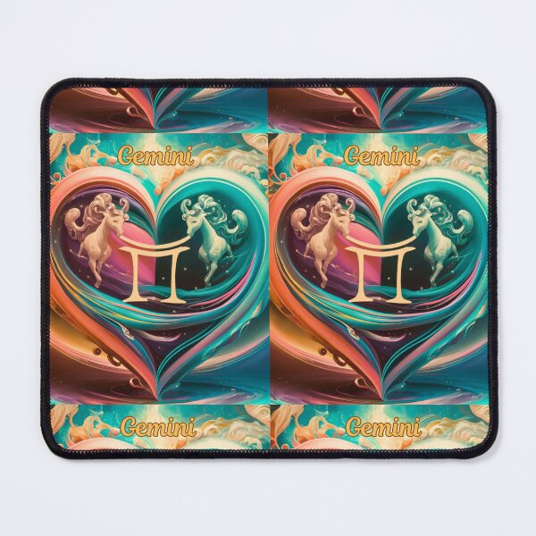 Item preview, Gemini Zodiac, heart shape designed and sold by ZodiacWonders.