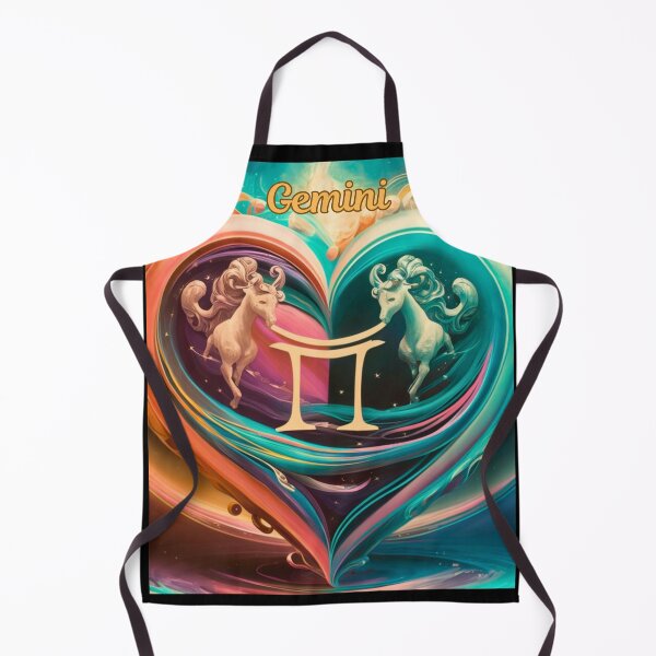 Item preview, Gemini Zodiac, heart shape designed and sold by ZodiacWonders.