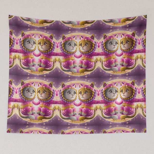 Item preview, Gemini Zodiac, whimsical gemini designed and sold by ZodiacWonders.