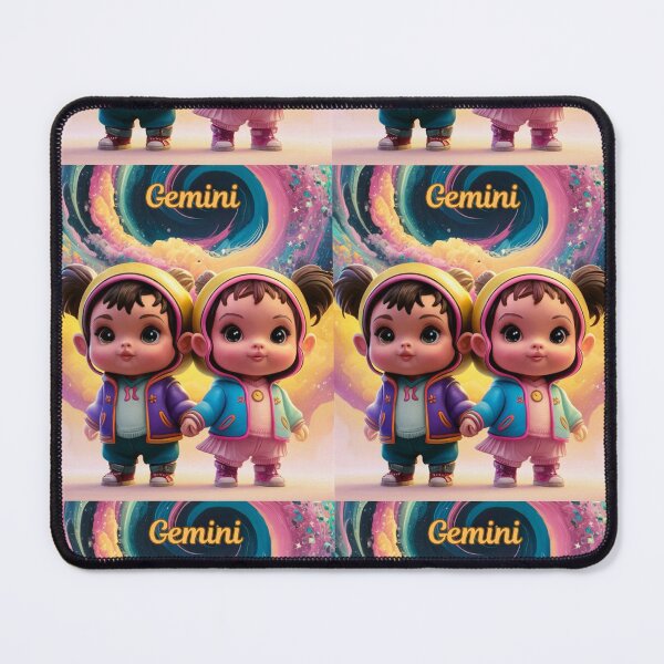 Item preview, Gemini Zodiac, whimsical gemini designed and sold by ZodiacWonders.