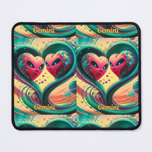 Item preview, Gemini Zodiac, heart shape designed and sold by ZodiacWonders.
