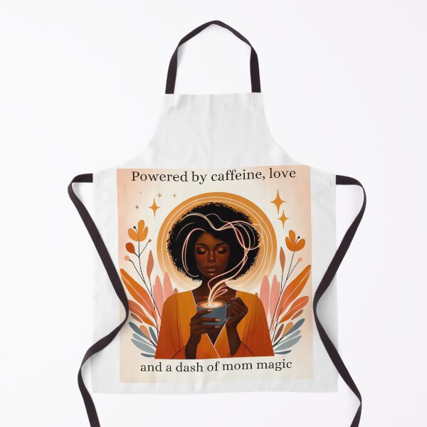 Item preview, Powered by Caffeine, Love and a Dash of Mom Magic designed and sold by LuxTeesNThings.