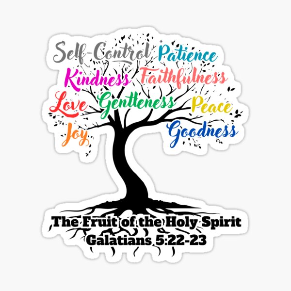 Aperçu de l'œuvre Le fruit de l'Esprit, Galates 5 : 22-23 créée et vendue par MoriaStore.