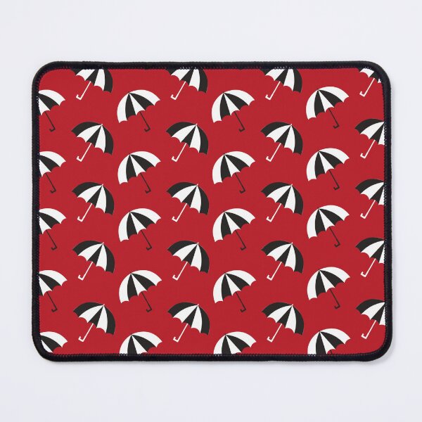 Item preview, B&W Umbrellas (red) designed and sold by DistractedDraws.