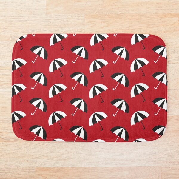 Item preview, B&W Umbrellas (red) designed and sold by DistractedDraws.