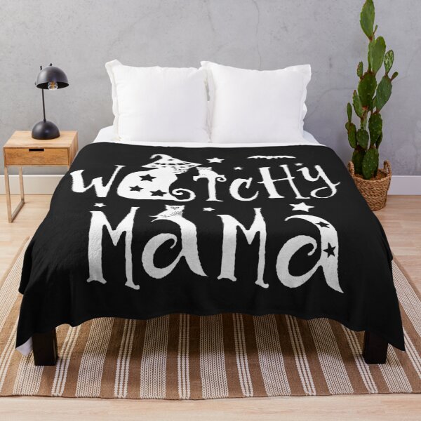 Item preview, Witchy Mama (Cats & Owl) - White designed and sold by ArtbyMikkiC.