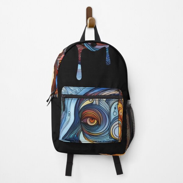 Item preview, Color Drawing of two side faces facing back to back designed and sold by MigWhimsy.