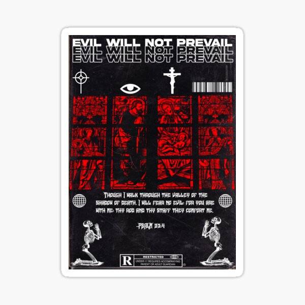 Item preview, Evil Will Not Prevail Print  designed and sold by ArtByJaycee.