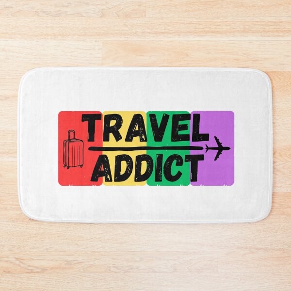 Item preview, Travel Addict designed and sold by CHRISMARTE.