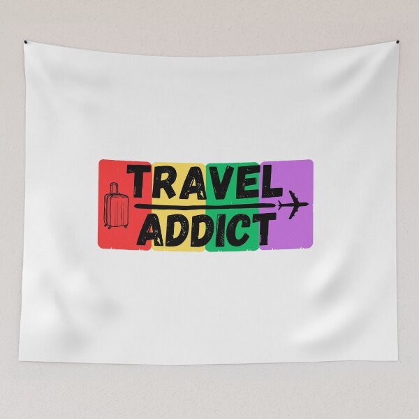 Item preview, Travel Addict designed and sold by CHRISMARTE.