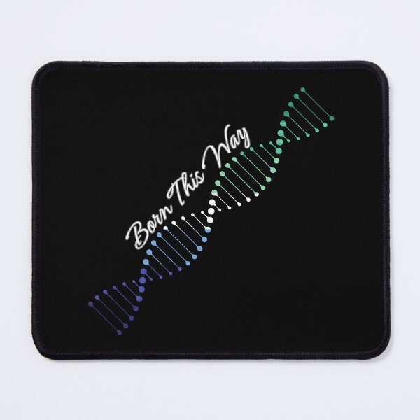 Item preview, Gay MLM Pride Flag DNA, MLM Born This Way Pride Design designed and sold by Travelslightly.