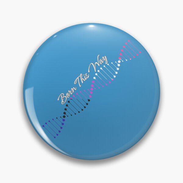 Item preview, Genderfluid Pride Flag DNA, Genderfluid Born This Way Pride Design designed and sold by Travelslightly.